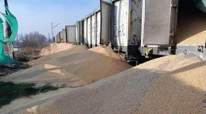 Новий акт вандалізму: у Польщі вкотре висипали українське зерно із вагонів